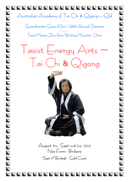 Taoist Energy Arts ~ Tai Chi & Qigong