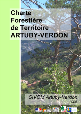 Charte Forestière De Territoire ARTUBY-VERDON