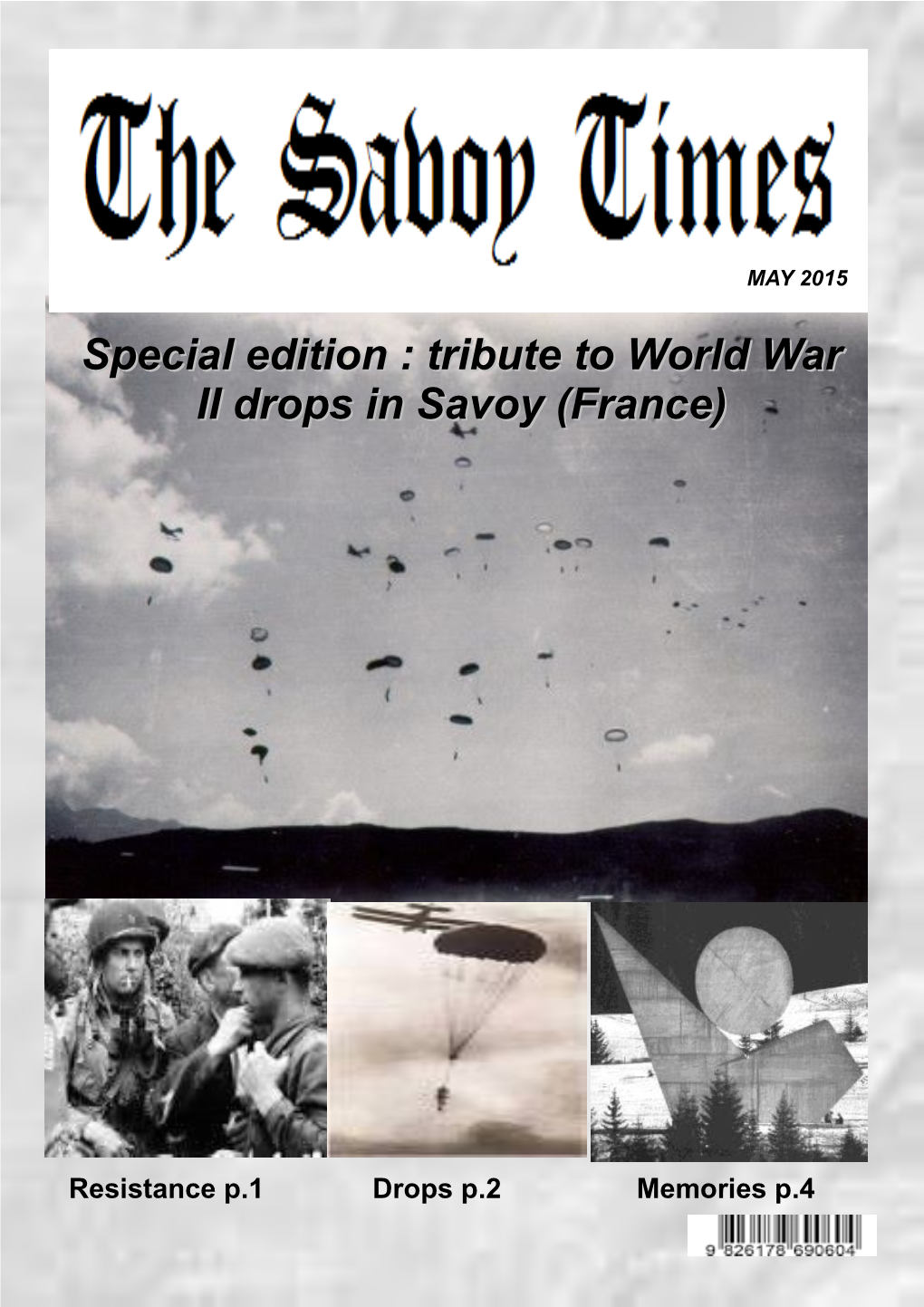 Special Edition : Tribute to World War II Drops in Savoy (France)
