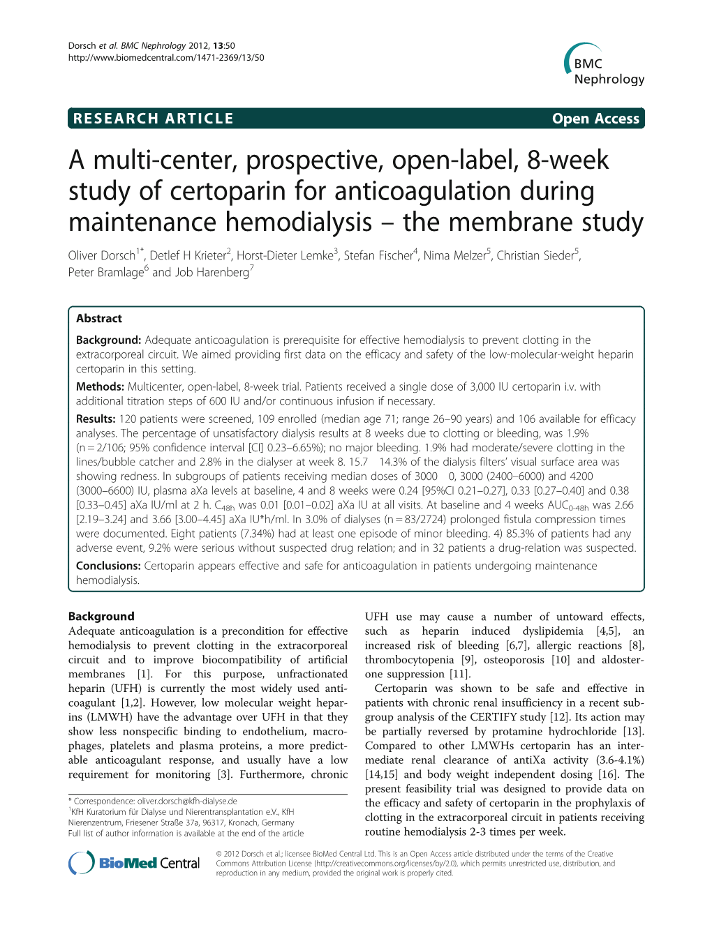 A Multi-Center, Prospective, Open-Label, 8-Week