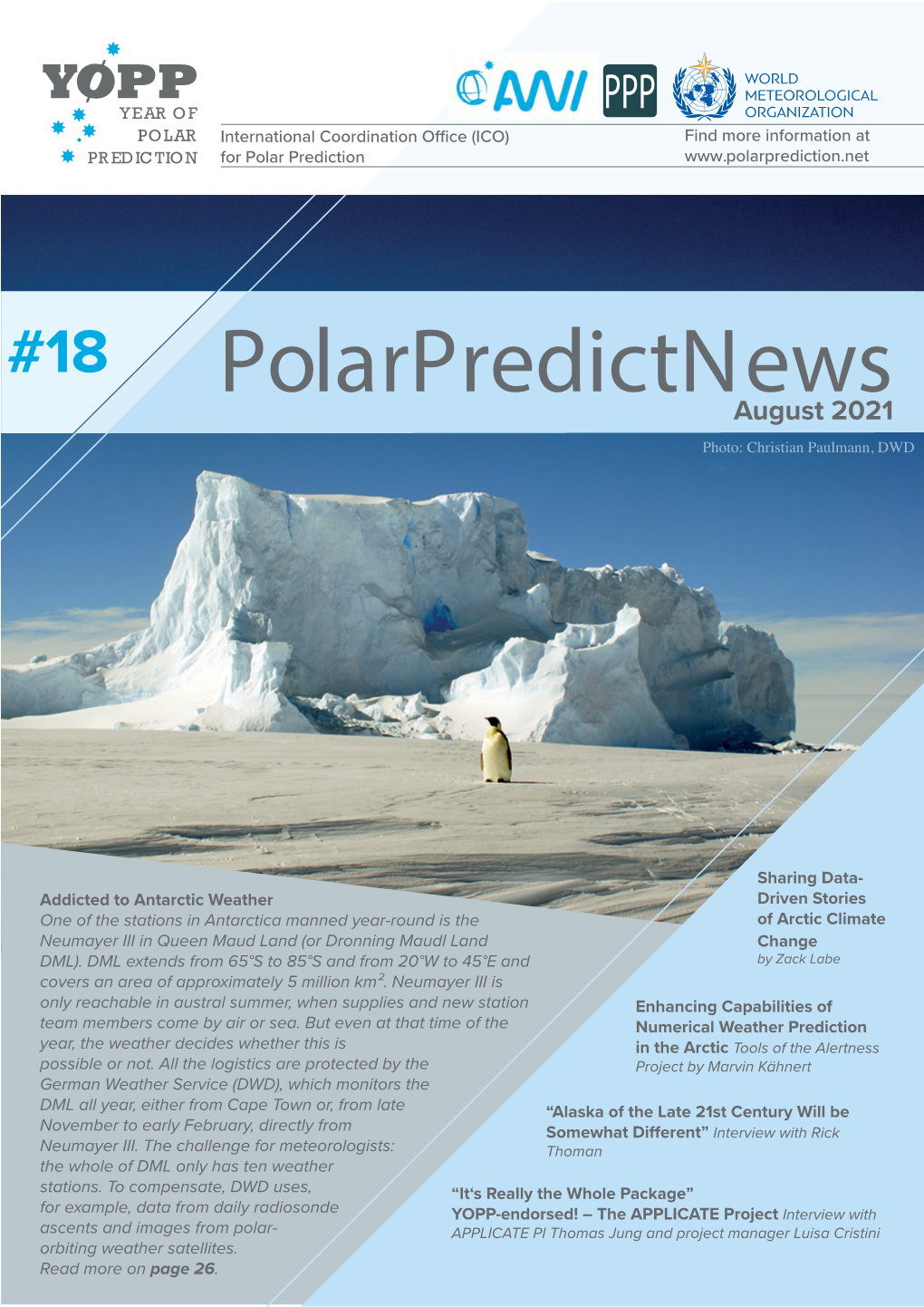 Polarpredictnews #18 Antarctic Summer 2021