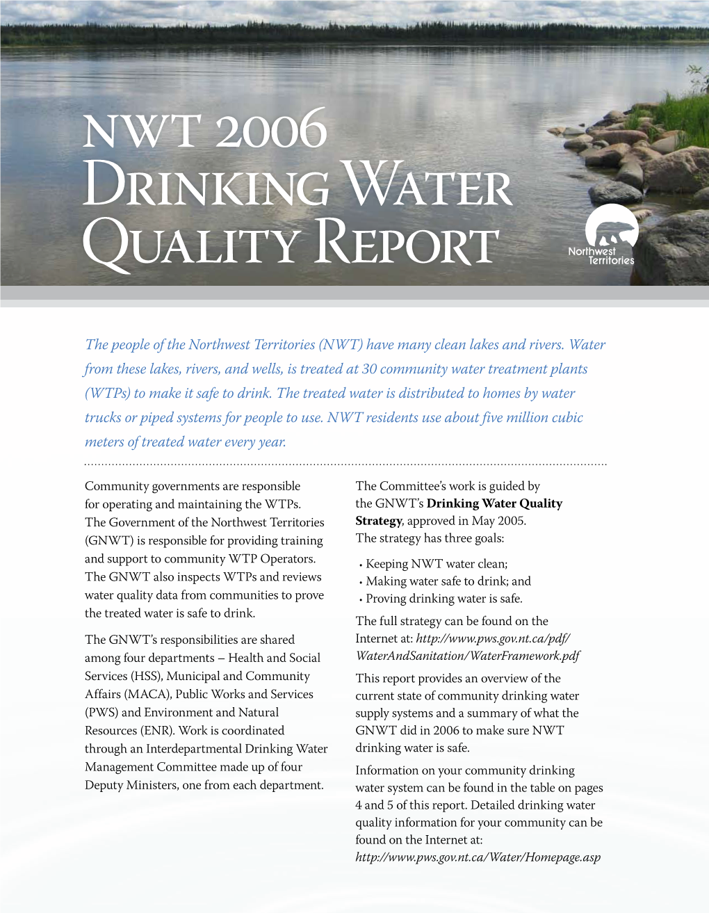 Nwt 2006 Drinking Water Quality Repo T
