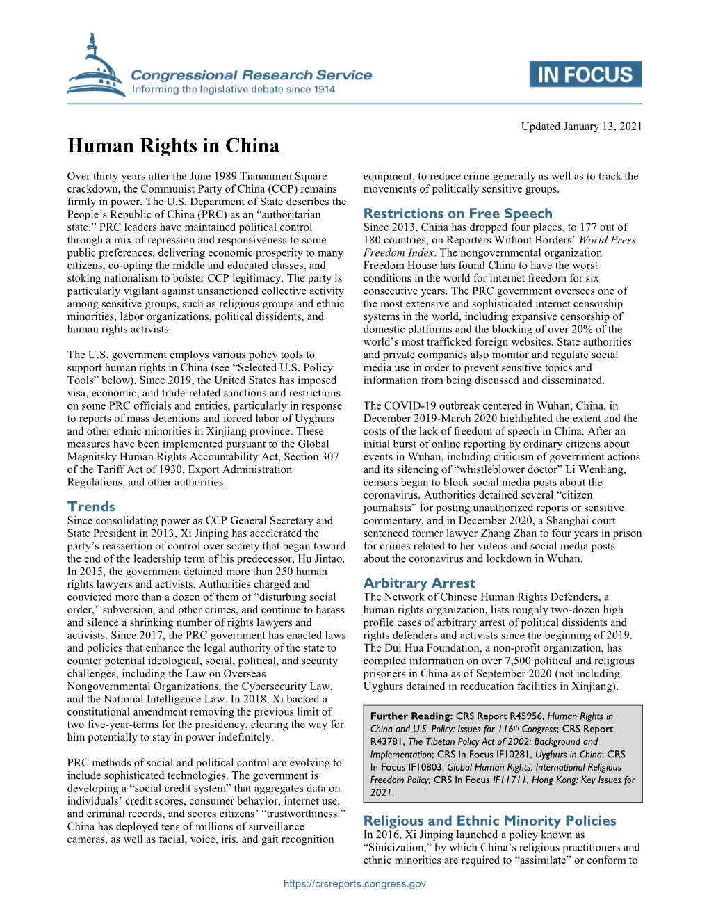 Human Rights in China