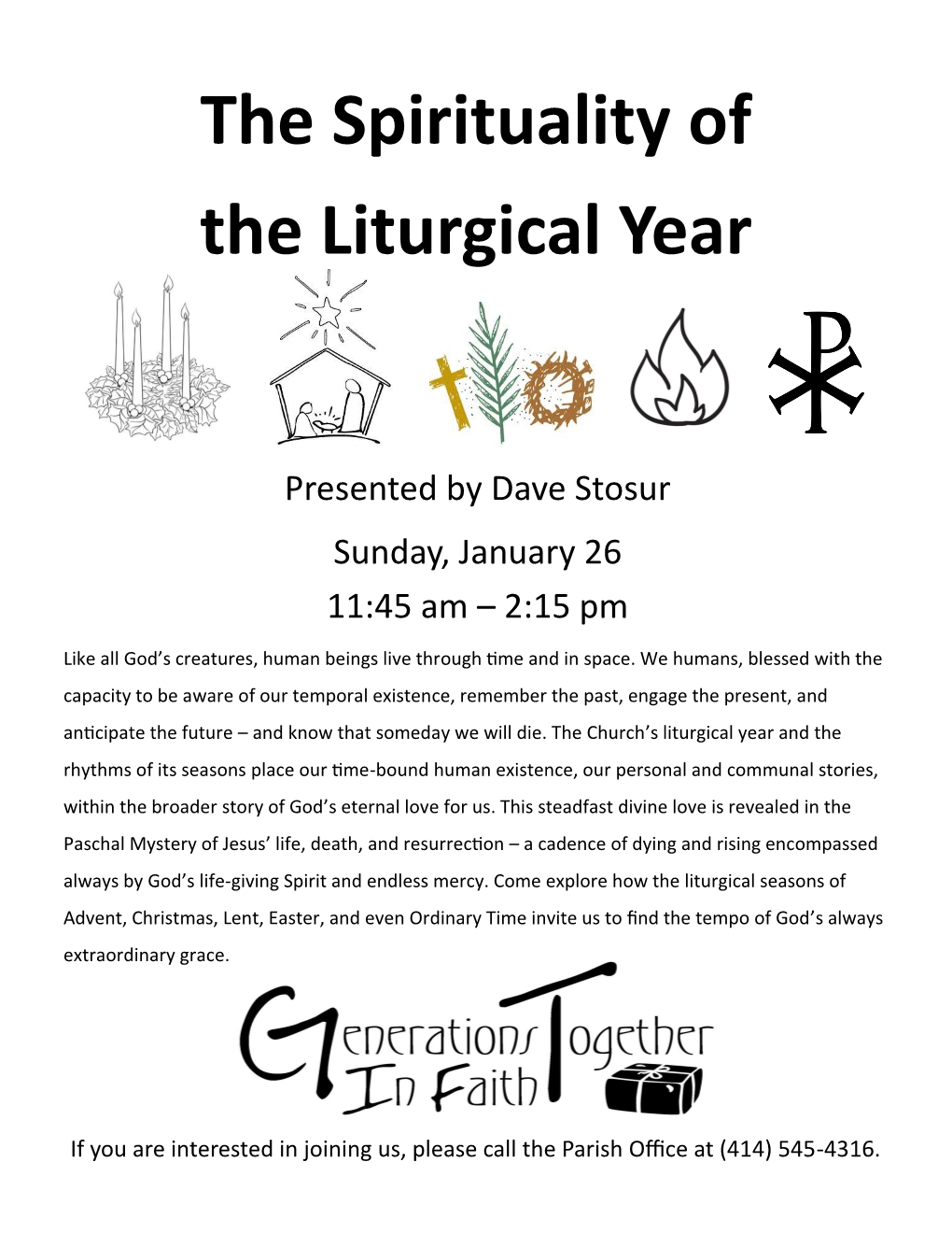 The Spirituality of the Liturgical Year