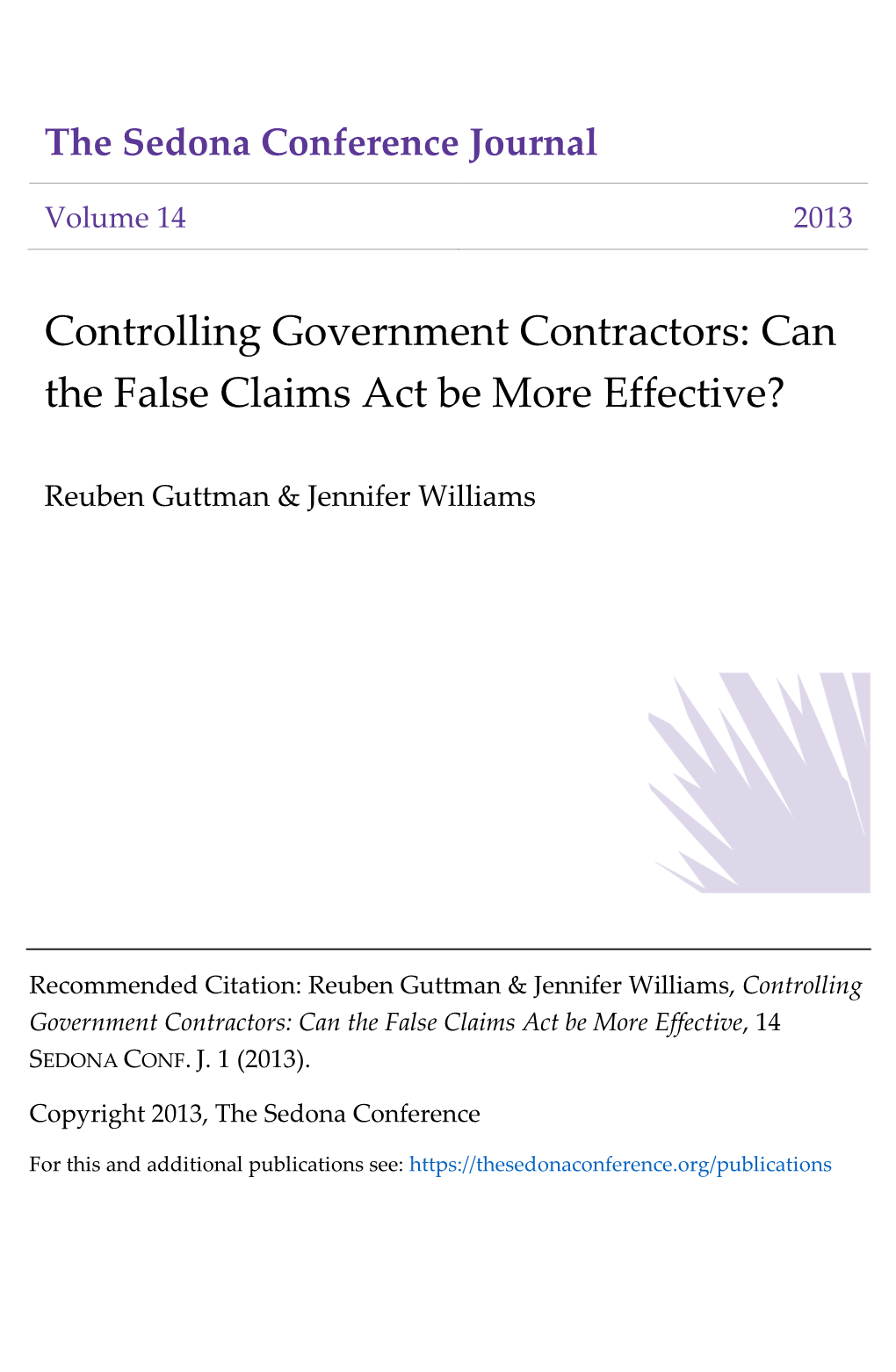 Can the False Claims Act Be More Effective?