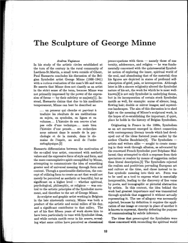 The Sculpture of George Minne