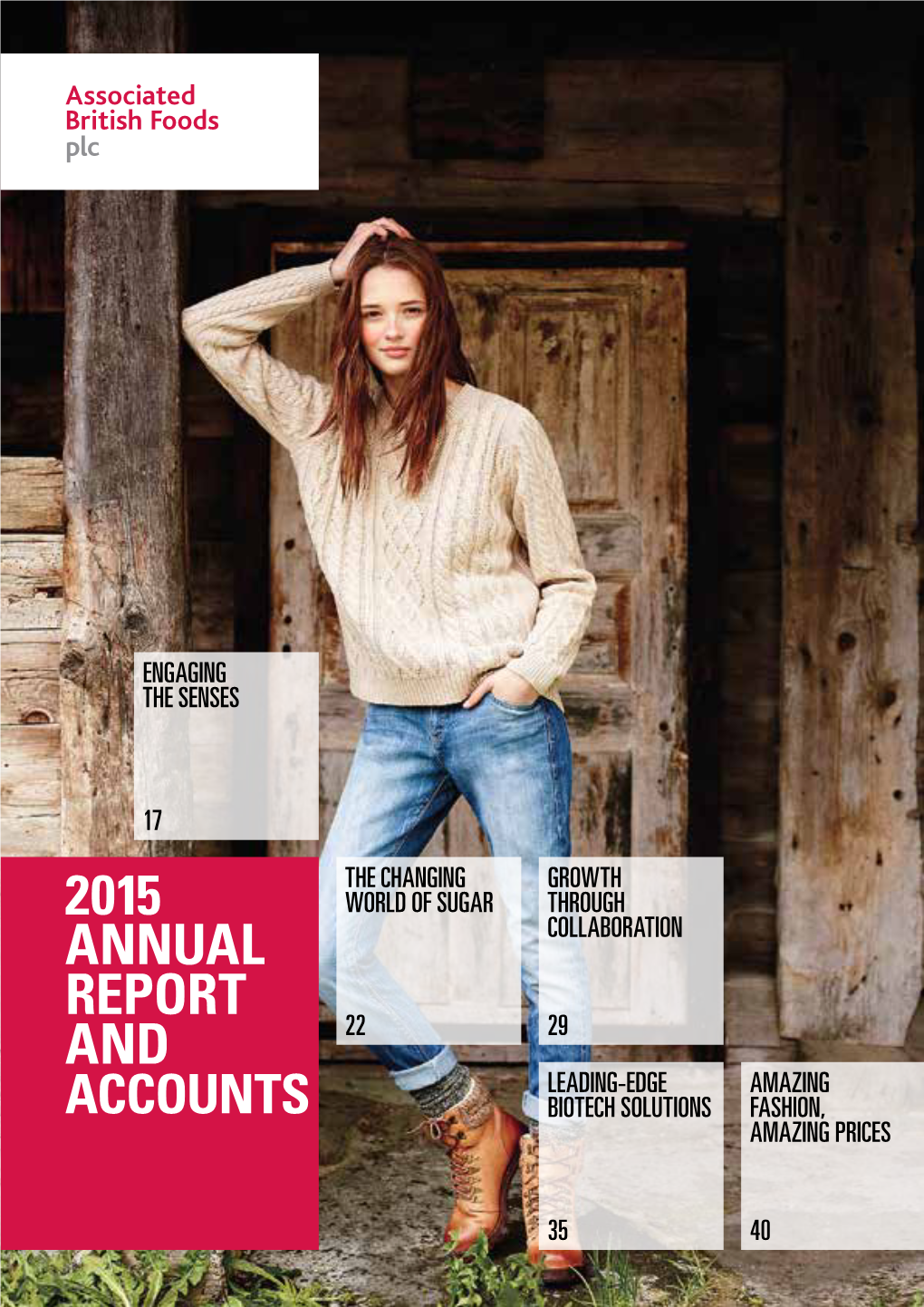 Annual Report and Accounts 2015 Overview | Contents | About Us |
