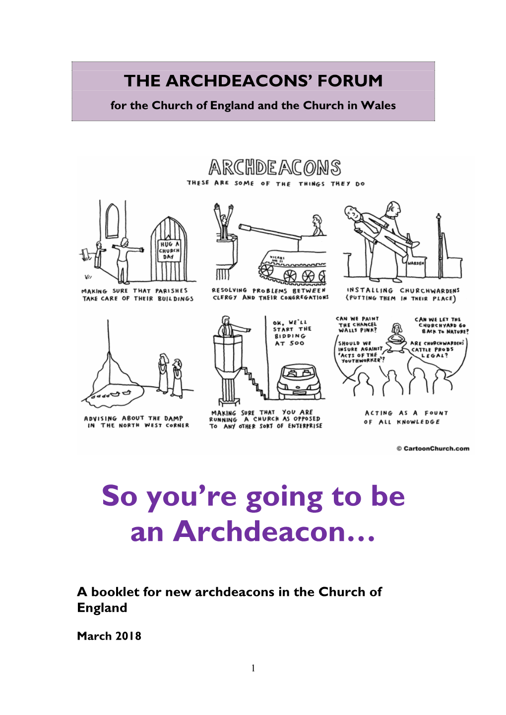 National Archdeacons' Forum