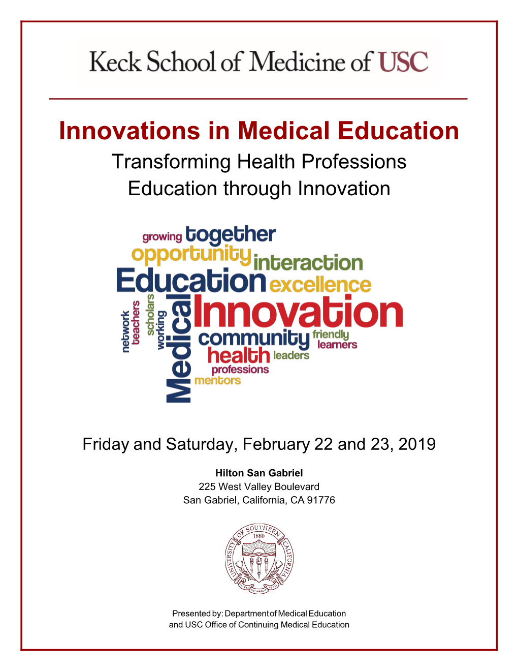 Innovations in Medical Education Transforming Health Professions Education Through Innovation