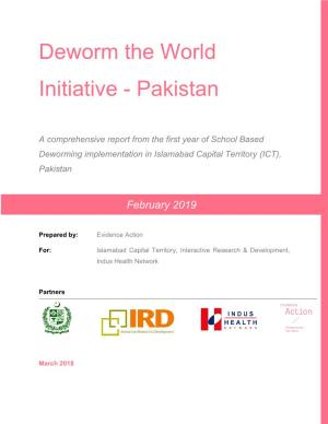 Deworm the World Initiative - Pakistan