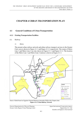 Chapter 4 Urban Transportation Plan