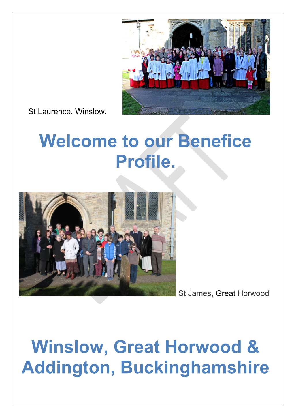 Our Benefice Profile