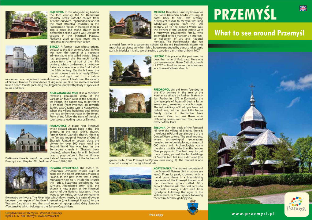 PRZEMYŚL the Most Attractive Churches in the Władysław Jagiełło