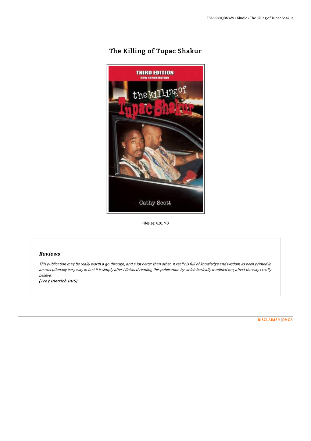 Download Book ^ the Killing of Tupac Shakur // SLTHAPGKRZ9T