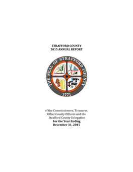 Strafford County Commissioner's 2015 Annual Report