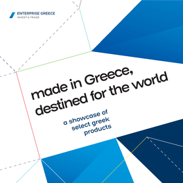 Made in Greece, Destined for the World