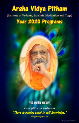 Arsha Vidya Pitham Programs 3 & Special Events 2020