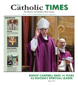 Bishop Campbell Ends 14 Years As Diocese's Spiritual