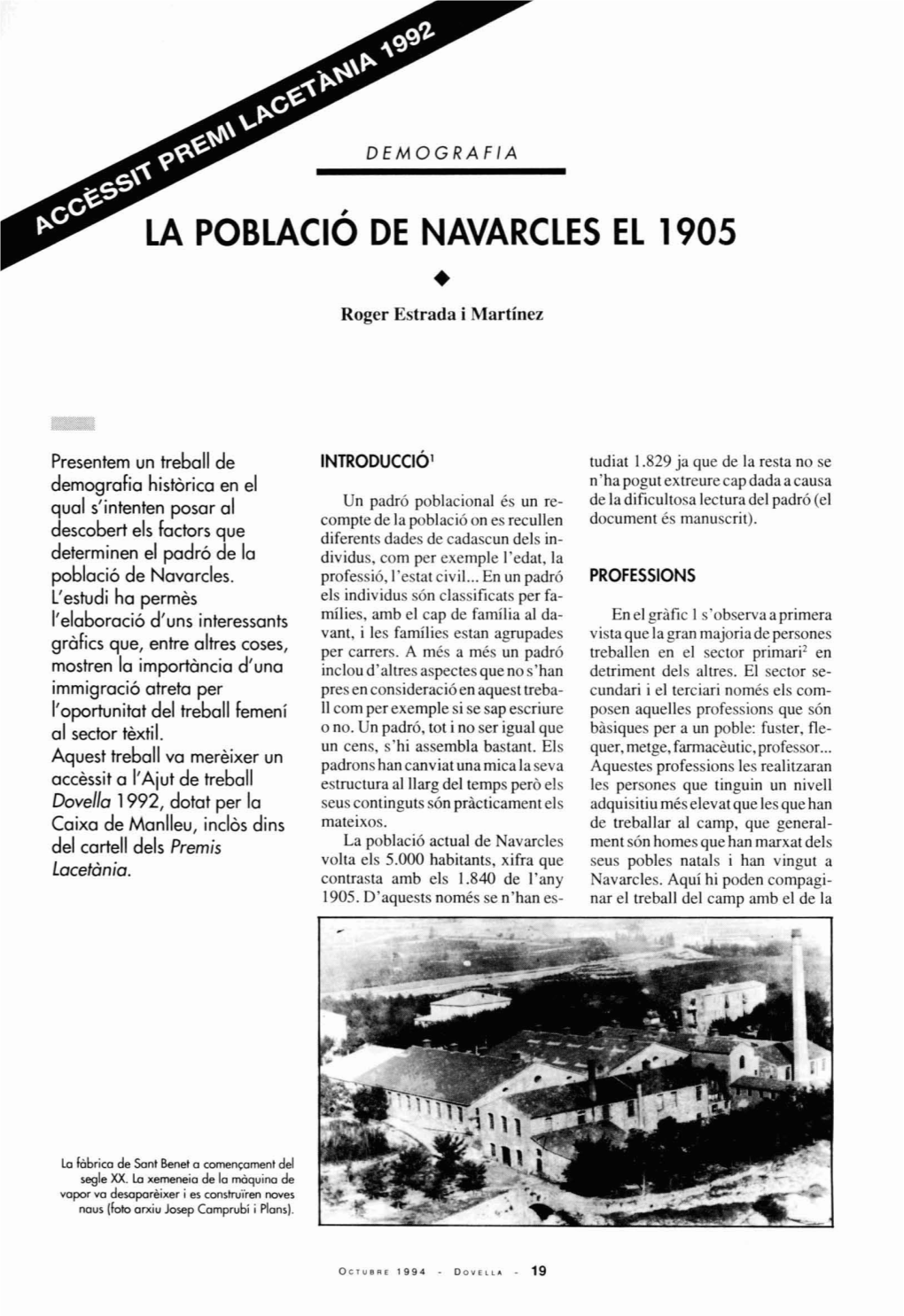 La Poblacio De Navarcles