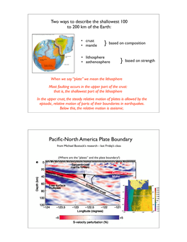 Pacific-North America Plate Boundary