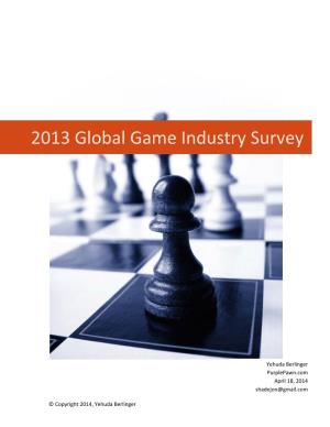 2013 Global Game Industry Survey