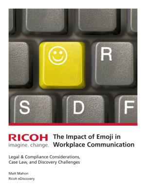 The Impact of Emoji in Workplace Communication