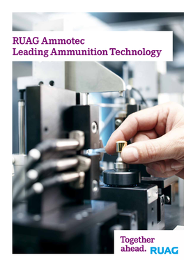 RUAG Ammotec Leading Ammunition Technology