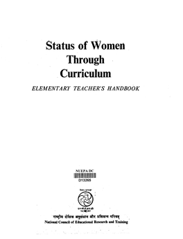 Status of Women Through Curriculum