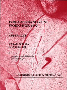 Ivrea-Verbano Zone Workshop, 1992