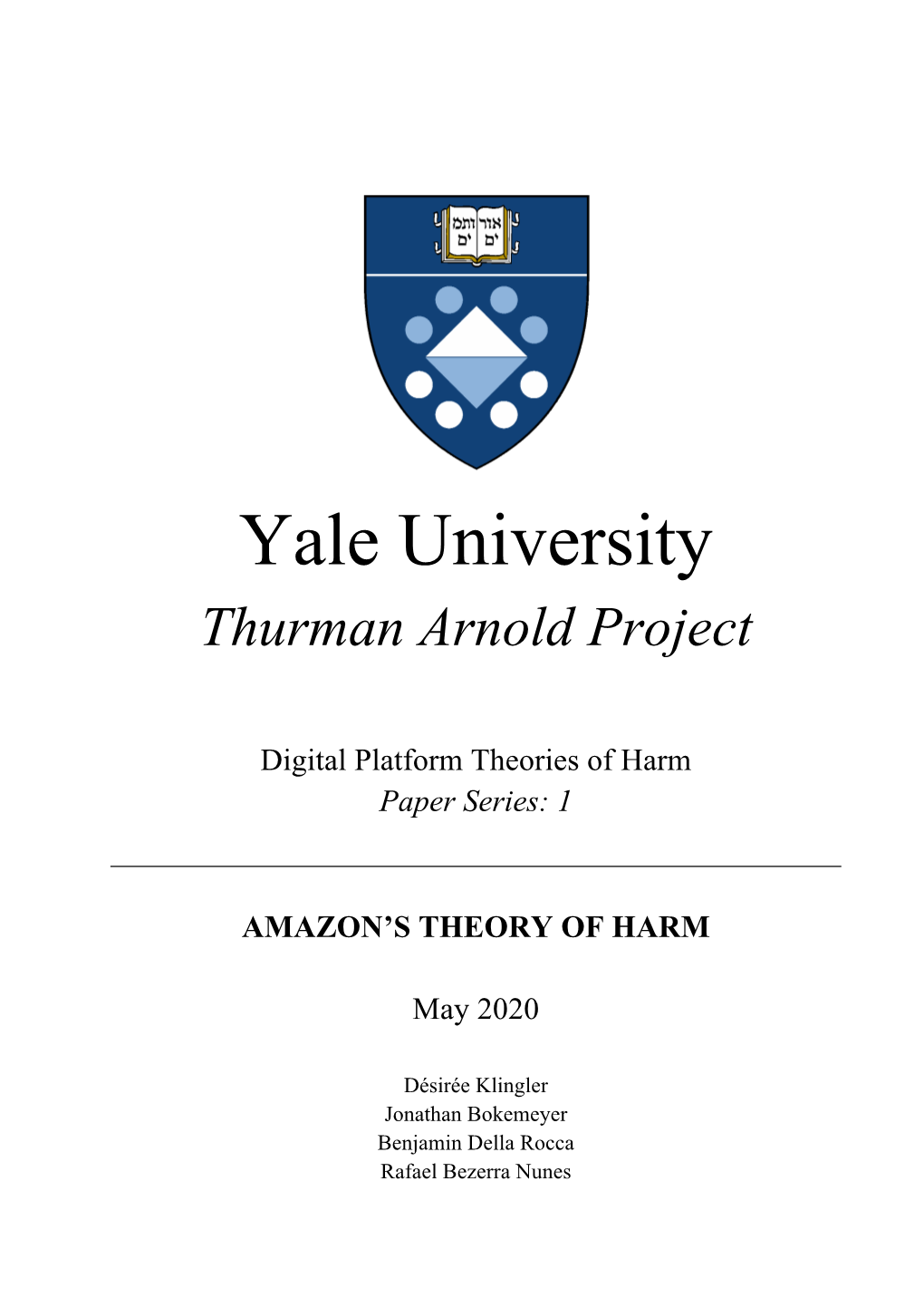 Amazon’S Theory of Harm