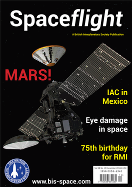 75Th Birthday for RMI IAC in Mexico Eye Damage in Space