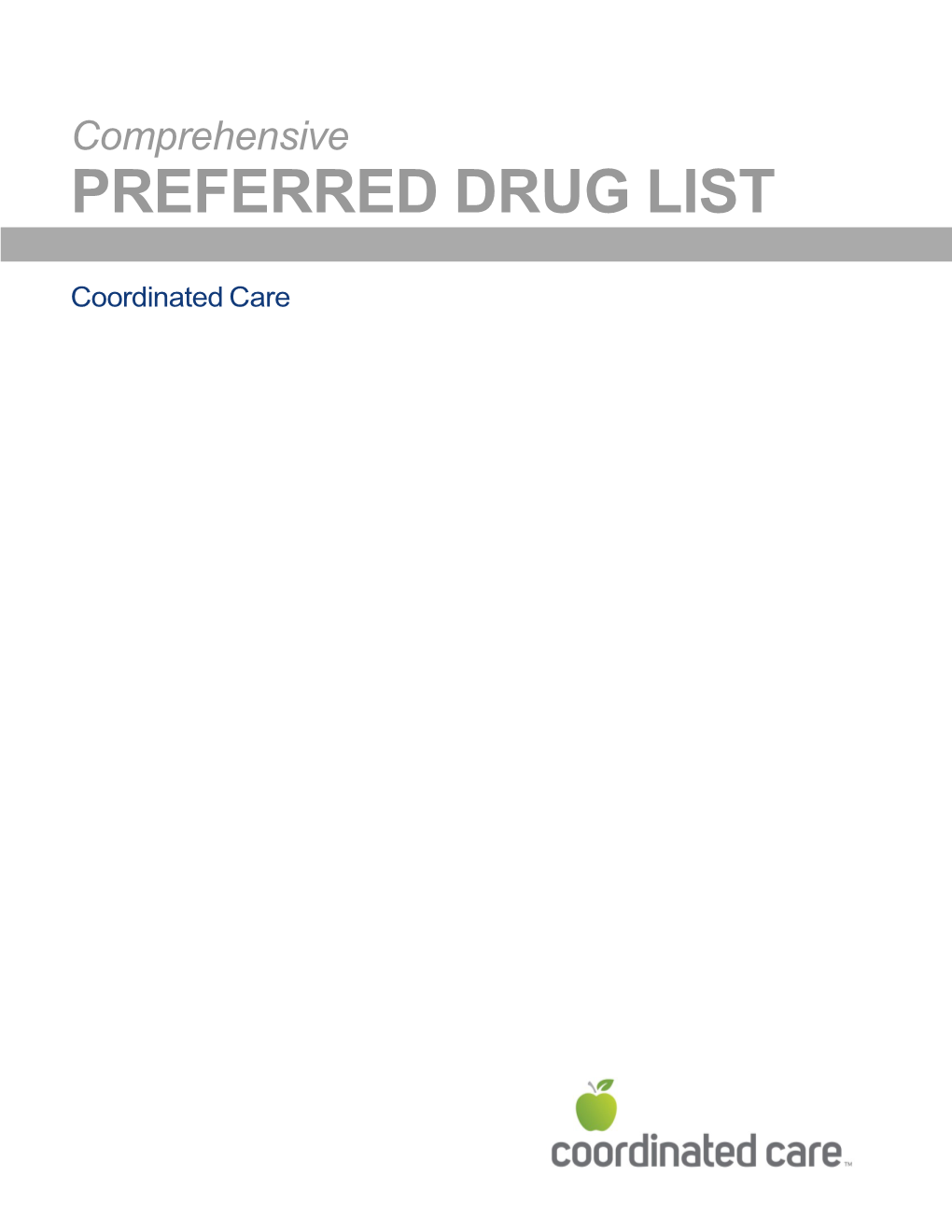 Preferred Drug List