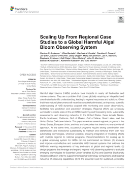 Scaling up from Regional Case Studies to a Global Harmful Algal Bloom Observing System