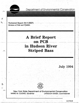 PCB in Hudson River Striped Bass