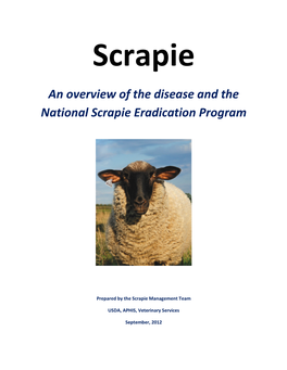 An Overview of the Disease and the National Scrapie Eradication Program