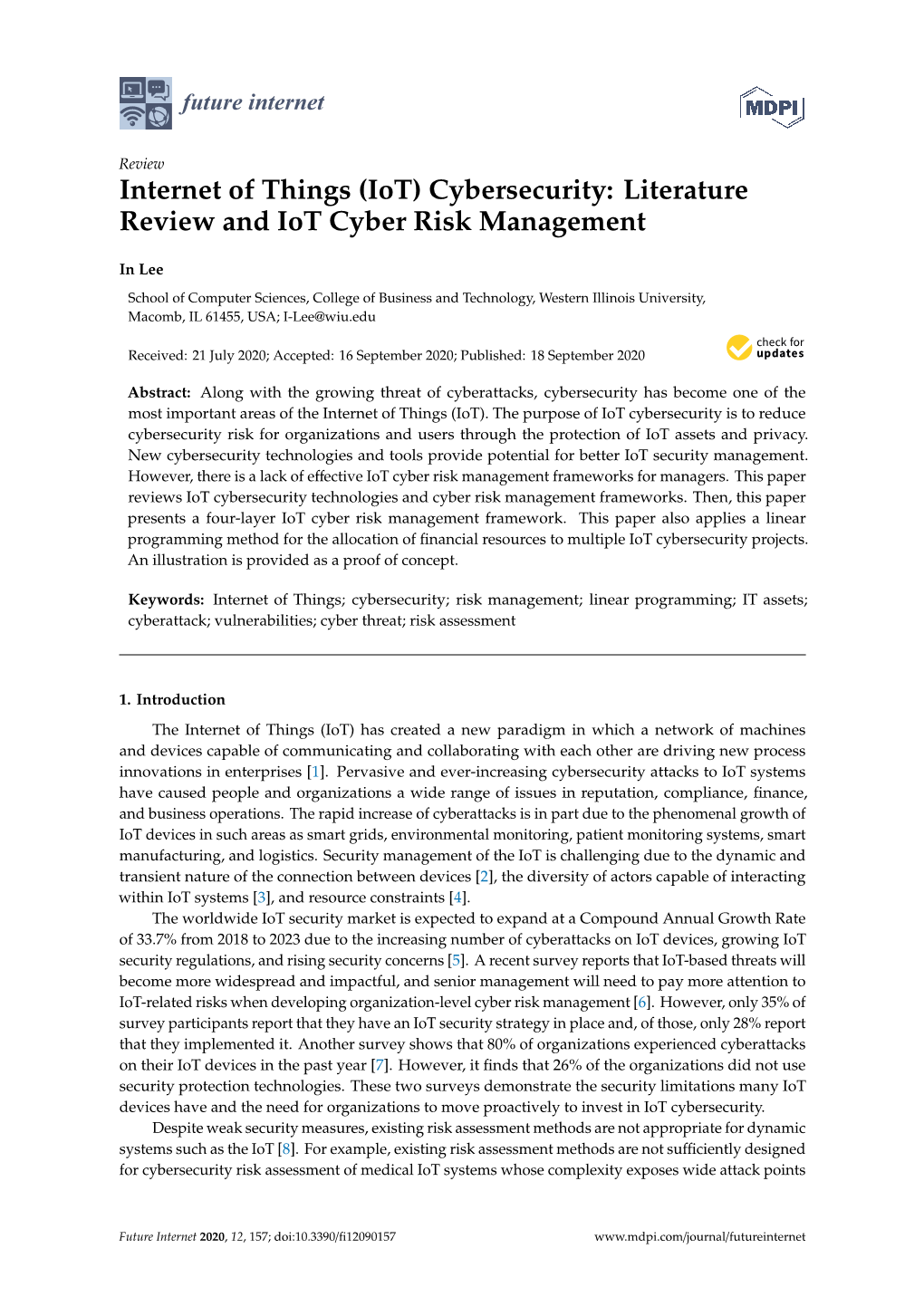 cyber security challenges for society literature review
