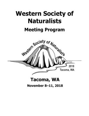 99Th Annual Meeting November 8–11