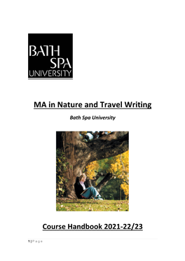 Nature and Travel Writing Handbook