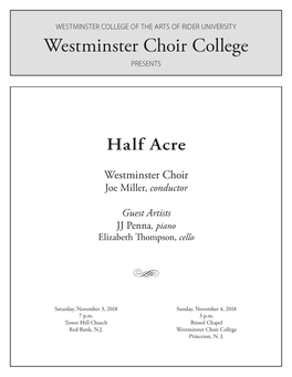 E Half Acre Water Night Dan Messé Eric Whitacre Arr