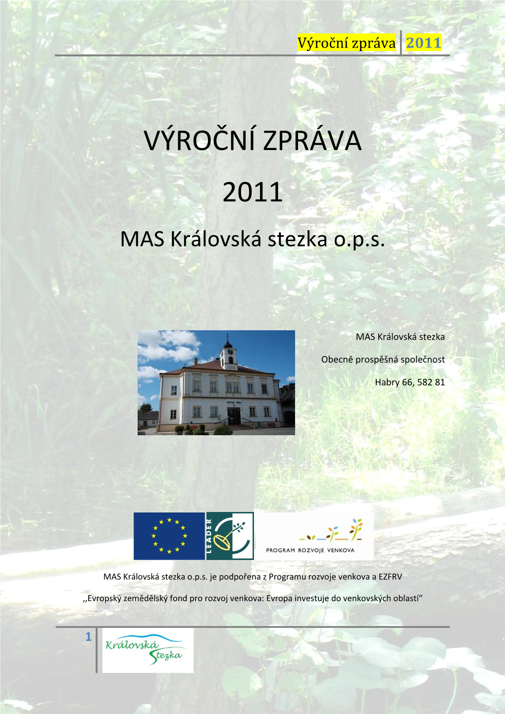 Výroční Zpráva 2011