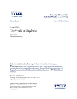 The World of Elagabalus