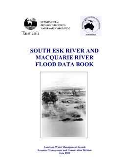 South Esk River and Macquarie River Flood Data Book