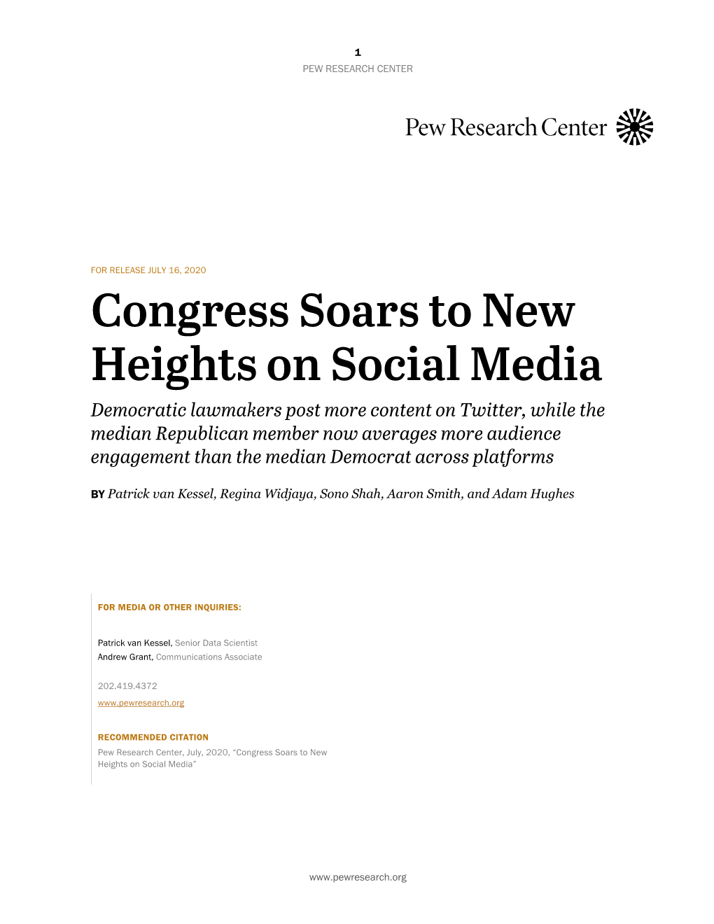 Congress Soars to New Heights on Social Media