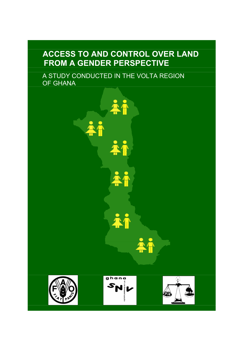 Access to and Control Over Land from a Gender Perspective