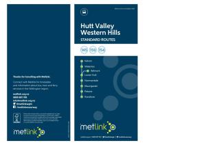 Hutt Valley Western Hills STANDARD ROUTES