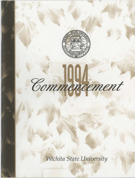 Annual Commencement Program 1994