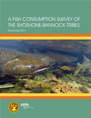 A FISH CONSUMPTION SURVEY of the SHOSHONE-BANNOCK TRIBES December 2016