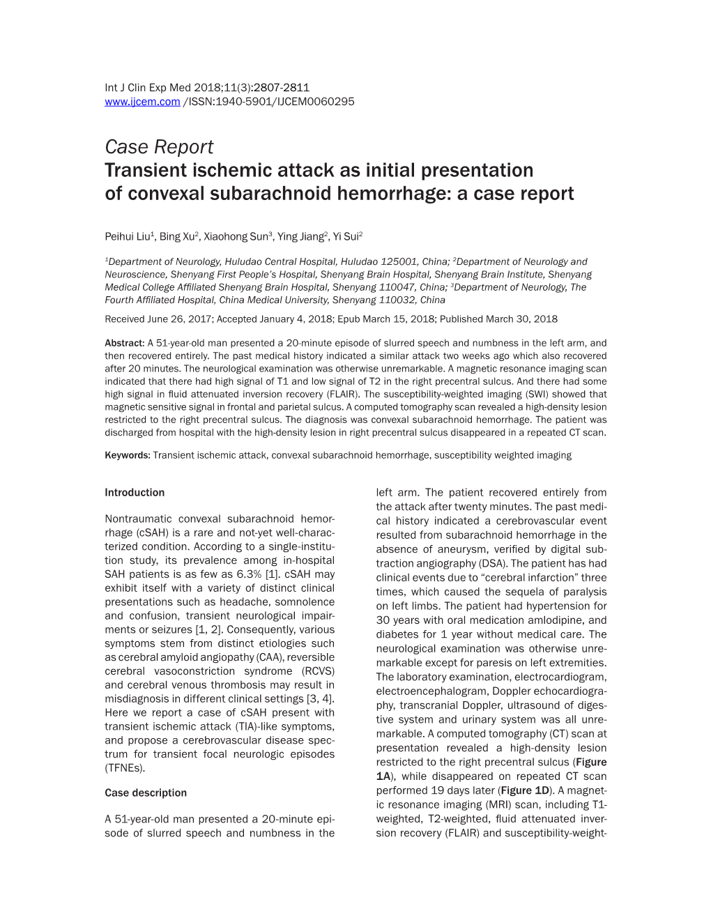 case-report-transient-ischemic-attack-as-initial-presentation-of