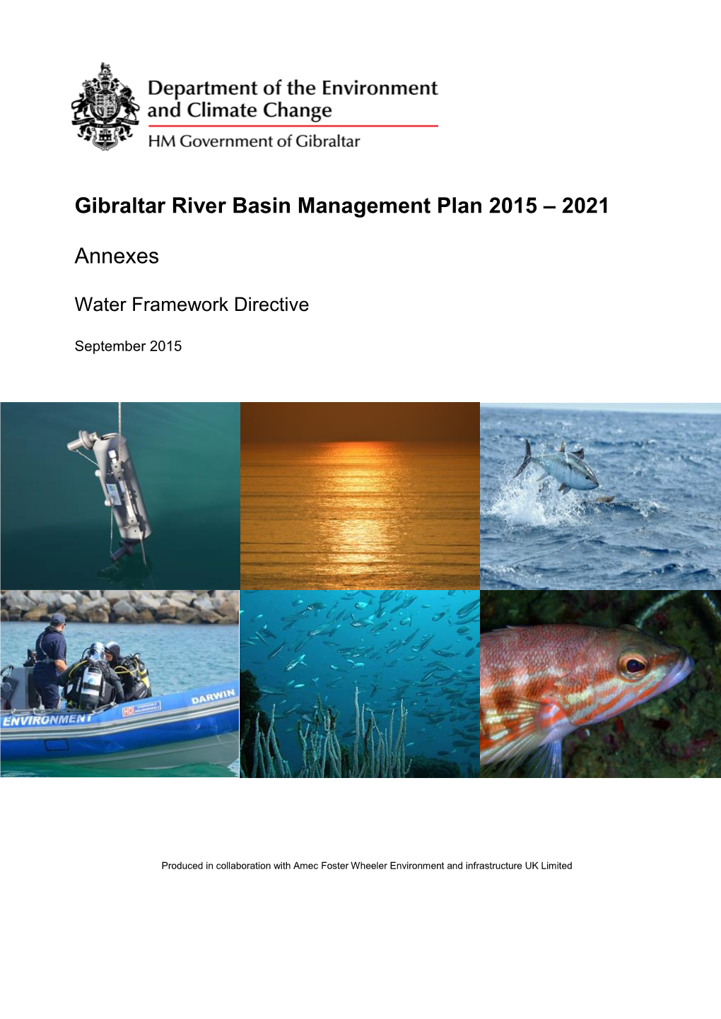 Gibraltar River Basin Management Plan 2015 – 2021 Annexes Rogram