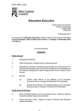 Education Executive